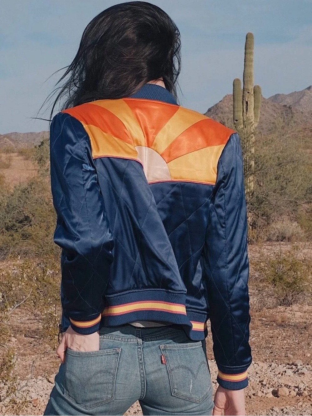 Original Navy Rising Sun Bomber Jacket